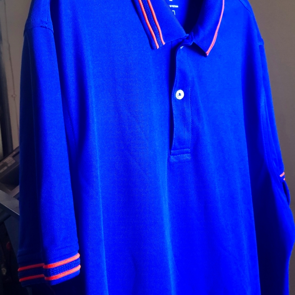 Club Room XL blue & orange golf polo shirt